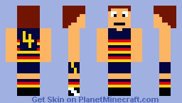 Adelaide Crows Minecraft Skin